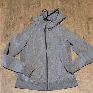 Lululemon Gray Zip-Up Hoodie